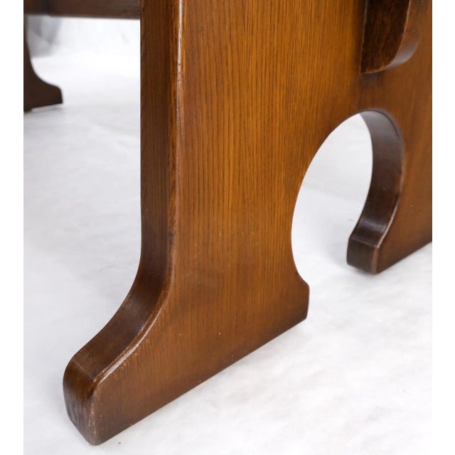 Arts & Crafts Solid Oak Library Dinign Table by L.& J.G. Stickley For Sale - Image 11 of 13