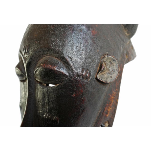 Brown Late 19th Century Baule Helmet Mask For Sale - Image 8 of 12
