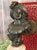 This is for a wonderful Victorian / Art Nouveau / Edwardian Lady Spelter statue. The metal bust sits on an alabaster stone...