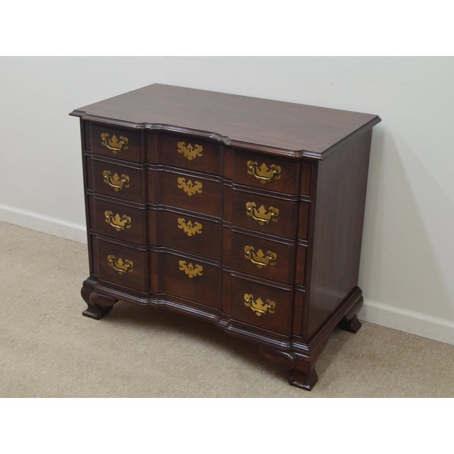 Ethan Allen Cherry Block Front Bachelor Chest Chairish