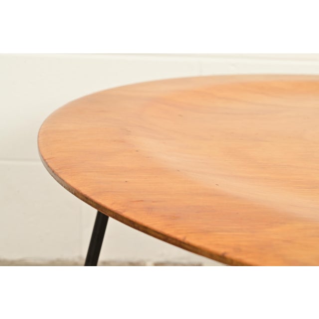 Brown Early Eames for Herman Miller CTM Ash Coffee Table, Circa 1950s For Sale - Image 8 of 9