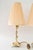 Jugendstil Brass Table Lamps with Fabric Shades, Vienna, Austria, 1908, Set of 2 For Sale - Image 9 of 18