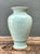 Vintage Celadon Floral Relief Ceramic Vase For Sale - Image 12 of 12