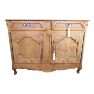 Antique French Walnut Buffet or Console For Sale
