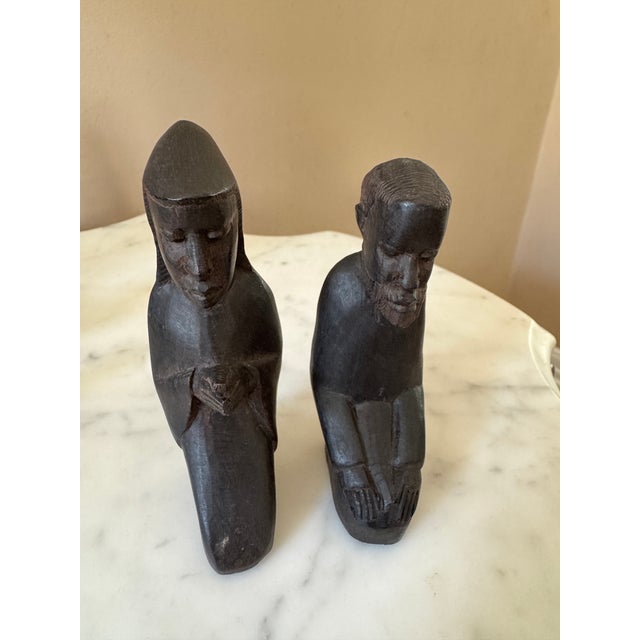 Nativity Set: Ebony. 11 Pcs. For Sale - Image 4 of 7