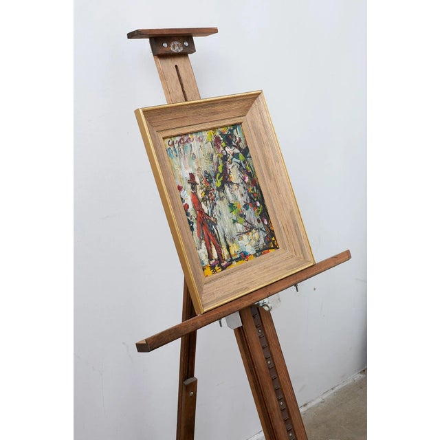 Vintage Mid Century Figurative Painting by Pascal Cucaro For Sale - Image 9 of 13