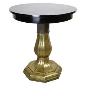 Art Nouveau Side Table with Brass Base, Austria, 1910s