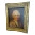 Antique Oil Painting, Portrait of a Lady With White Hair, Carved Frame For Sale