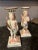 Antique Staffordshire Pair Pottery Candlesticks Figurines For Sale - Image 4 of 7