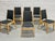 Danish Mid Century Modern Dining Chairs, Set of 6, Beech Wood Frames With Charcoal Upholstery, Scandinavian Modern Dining Chairs, C. 1960s For Sale - Image 12 of 17