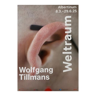 Wolfgang Tillmans Weltraum Official Exhibition Poster For Sale