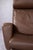 Set of Mid-Century Modern Danish Brown Leather Swivel Chair & Ottoman, 1970s For Sale - Image 4 of 18