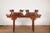 Mid-Century Modern Vintage Northern Thai Double Ram Sculptures with Reddish Brown Lacquer - A Pair For Sale - Image 3 of 13
