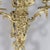 Neoclassical Antique Figural Gilt Bronze Three-Candle Wall Sconce With Mask C1920 For Sale - Image 3 of 9