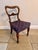 Wood Antique Victorian Balloon Back Dining Chairs, 1860, Set of 4 For Sale - Image 7 of 11