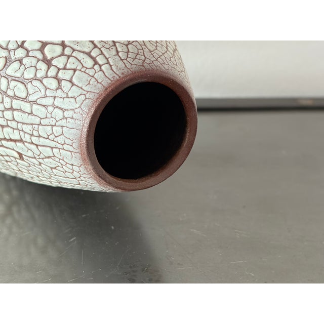 Hand-Thrown Studio Ceramic Vase by Albert Kiessling, Eastern Germany, 1950s For Sale - Image 11 of 16