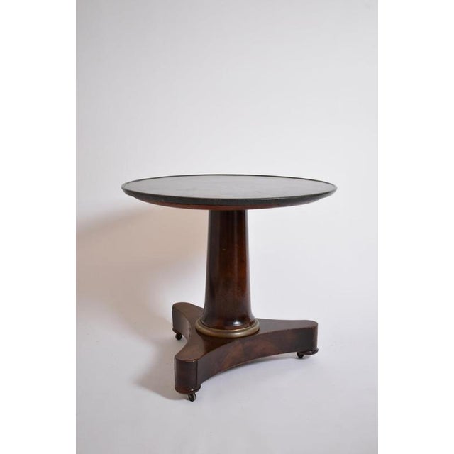 Pedestal Table in Mahogany For Sale - Image 5 of 5