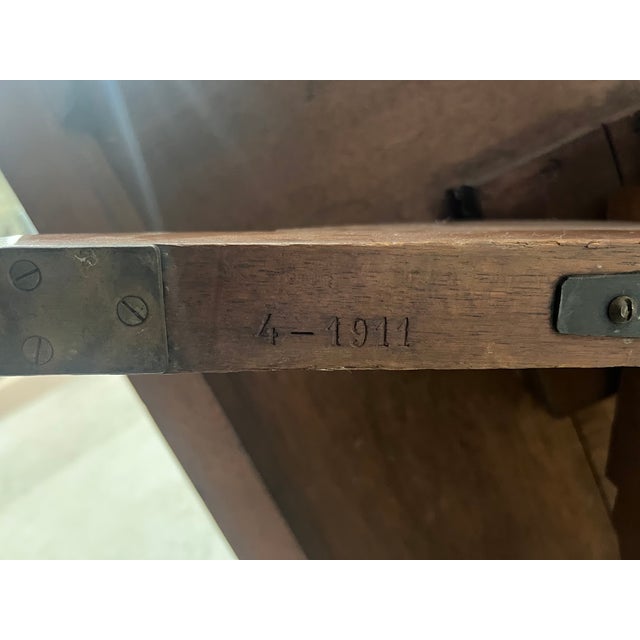 Walnut Rotating Bookcase, 20th Century For Sale - Image 9 of 15