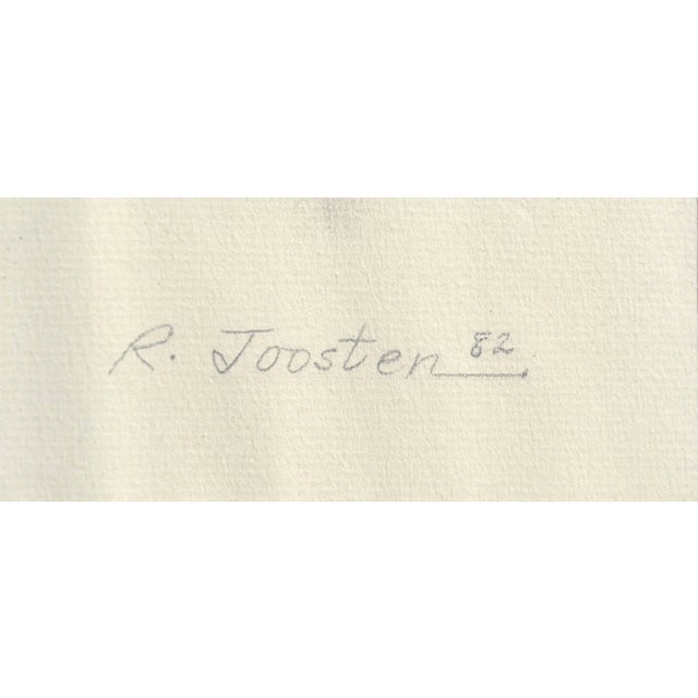 1980s Portrait of an Old Man by Ralph Edward Joosten For Sale - Image 5 of 6