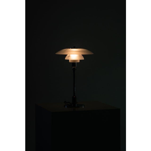 Rare and early table lamp model ph-3/2 designed by poul henningsen produced by louis poulsen in denmark stamped “pat....