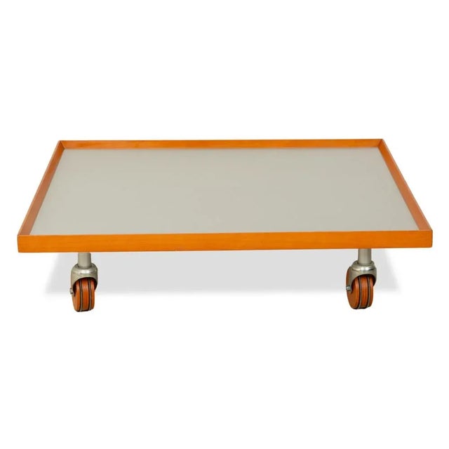 Parallel Coffee Table in White Wood and Aluminum from Ligne Roset For Sale - Image 9 of 11