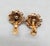 Vintage 1950s Signed Napier Goldtone Faux-Turquoise Clip Earrings-2 Pieces For Sale In Philadelphia - Image 6 of 7
