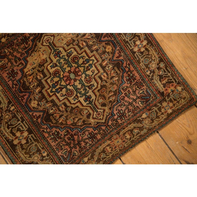 Vintage Josan Sarouk Square Rug Mat - 1'10" x 2' For Sale - Image 9 of 13