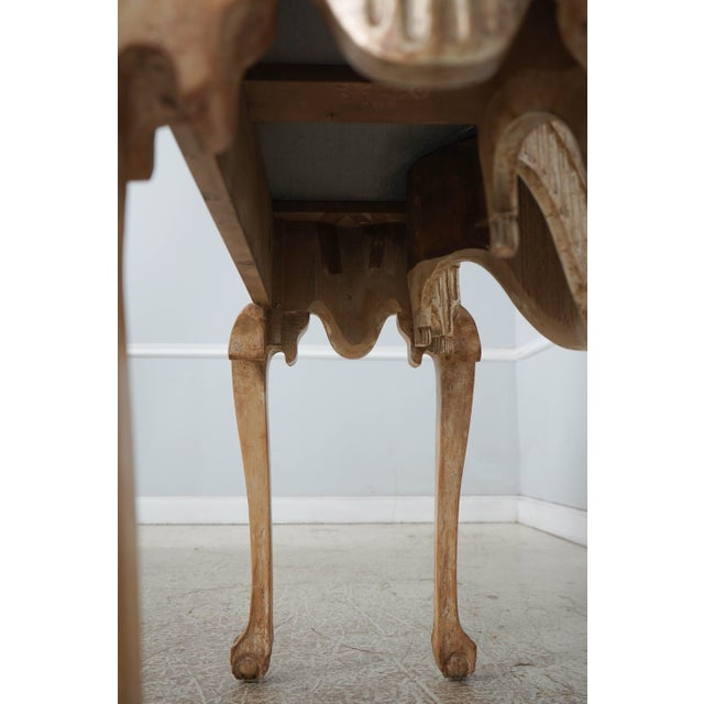 Gilted & Painted Granite Top Console Table For Sale - Image 14 of 14