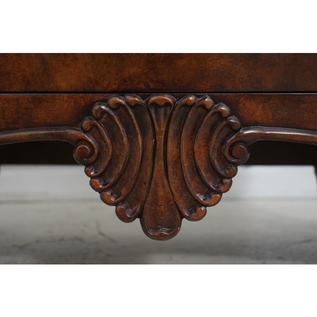 Regency Style Marble Top Lion Head Chest For Sale - Image 12 of 17