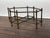Faux Bamboo Tortoise Shell, Brass and Glass Coffee Table, Baker For Sale In New York - Image 6 of 14