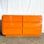 Tangerine 1980s Postmodern Tangerine Orange Lacquer Laminate Waterfall Dresser For Sale - Image 8 of 8
