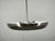 Vintage Bauhaus UFO Chrome and Glass Pendant Light, Czechoslovakia, 1930s For Sale - Image 9 of 12