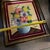 1970s Framed Floral Arrangement in Vase Painting For Sale - Image 9 of 10