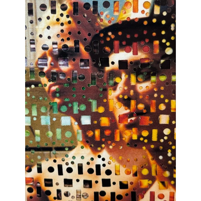 Paper Larry Schulte ‚ÄòFireman‚Äô 2003 , Cut, Woven & Painted Photograph Mixed Media For Sale - Image 7 of 12