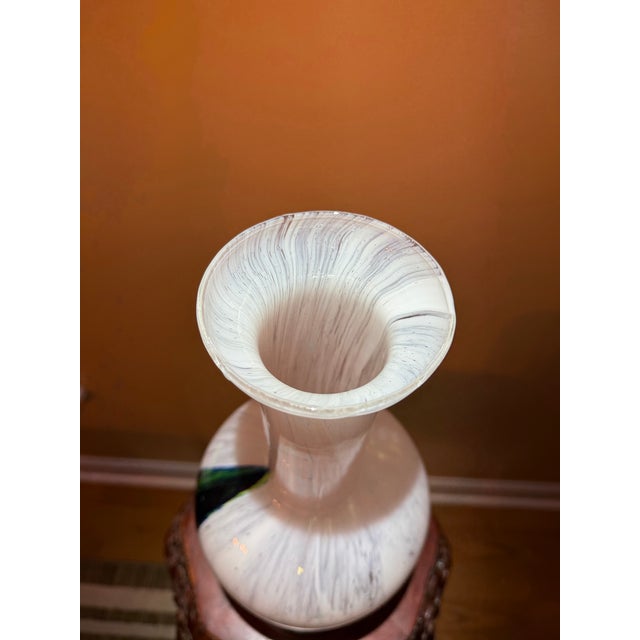 Glass Otto Brauer Holmegaard Gulvvase For Sale - Image 7 of 12