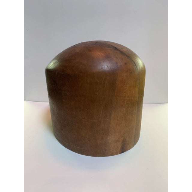 Early 20th Century Vintage Diamond Wooden Hat Mold For Sale - Image 5 of 8