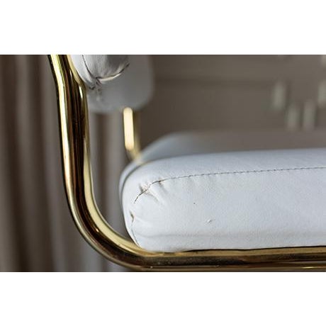 Postmodern Chromcraft Cantilever Counter Stools - Set of 3 For Sale - Image 15 of 17