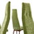 Adrian Pearsall 6 Green High Back 2051 C Dining Chairs by Adrian Pearsall for Craft Associates For Sale - Image 4 of 18