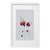 Framed Organic Modern Minimalist Flower Study | Botanical Painting | Herbarium Wall Art For Sale