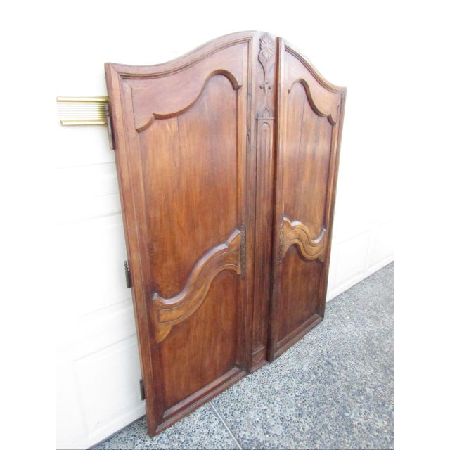 Pair of Antique French Armoire Doors For Sale - Image 12 of 16