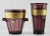 1950s Art Deco Amethyst Vases with Classical Frieze from Walther, Germany, Set of 2 For Sale - Image 5 of 11