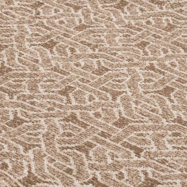 Beige Jacquard Lounge Chairs, Set of 2 For Sale - Image 11 of 12