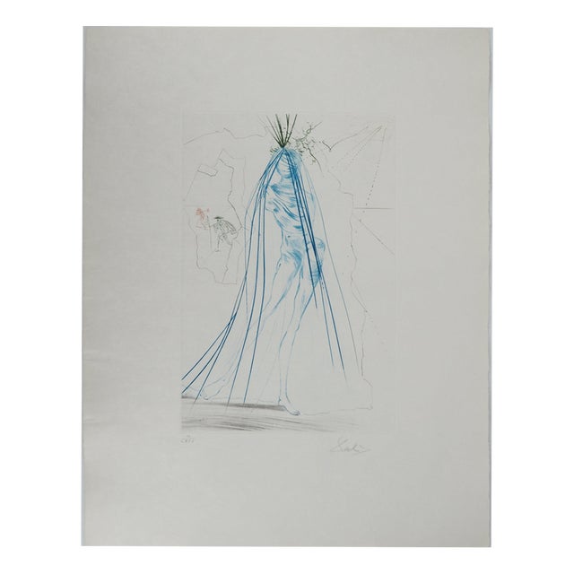 Salvador Dali, Nude, Isolde of the White Hands, 1970, Engraving For Sale