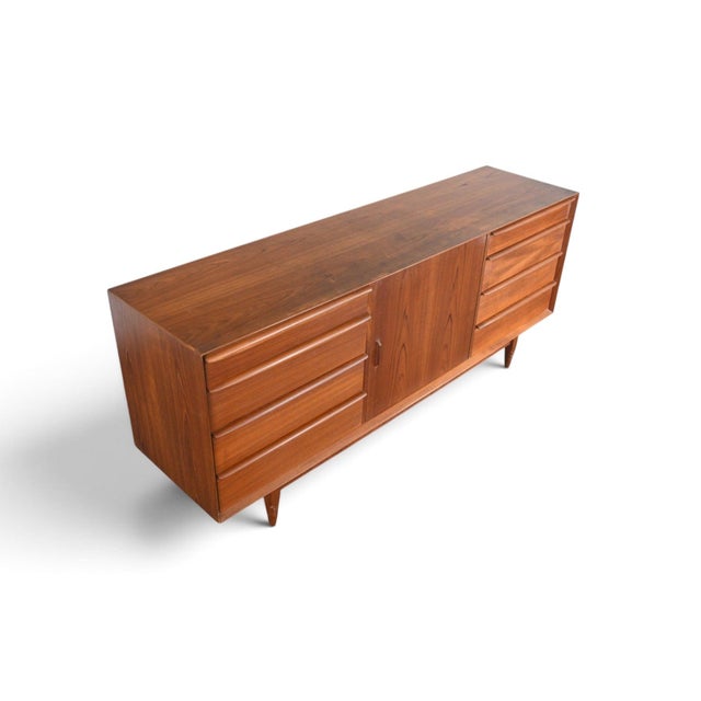 Mid 20th Century Svend Age Madsen Thirteen Drawer Dresser in Teak, Attributed For Sale - Image 9 of 14