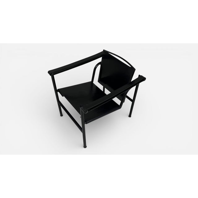 Charlotte Perriand 1990s Lc1 Chairs by Le Corbusier, Pierre Jeanneret, and Charlotte Perriand for Cassina For Sale - Image 4 of 12