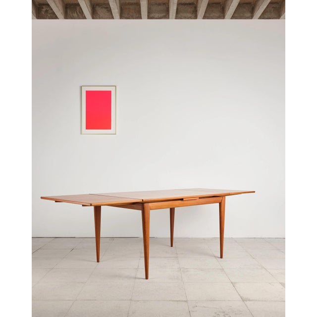 Extendable Dining Table Model 12 in Teak by Niels O. Møller for j.l. Møllers, Denmark, 1960s For Sale - Image 9 of 18