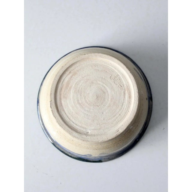Ceramic Vintage Studio Pottery Bowl For Sale - Image 7 of 8