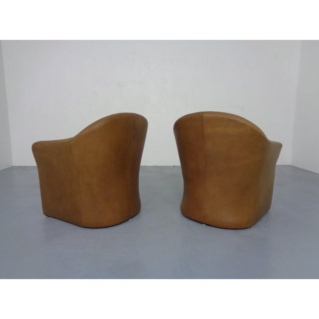 Mid-Century German Leather Cocktail Chairs from Walter Knoll, 1960s, Set of 2 For Sale - Image 10 of 18