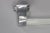 1930s Vintage Art Deco Clear Glass Handles with Metal Mounts, 1930s, Set of 2 For Sale - Image 5 of 10