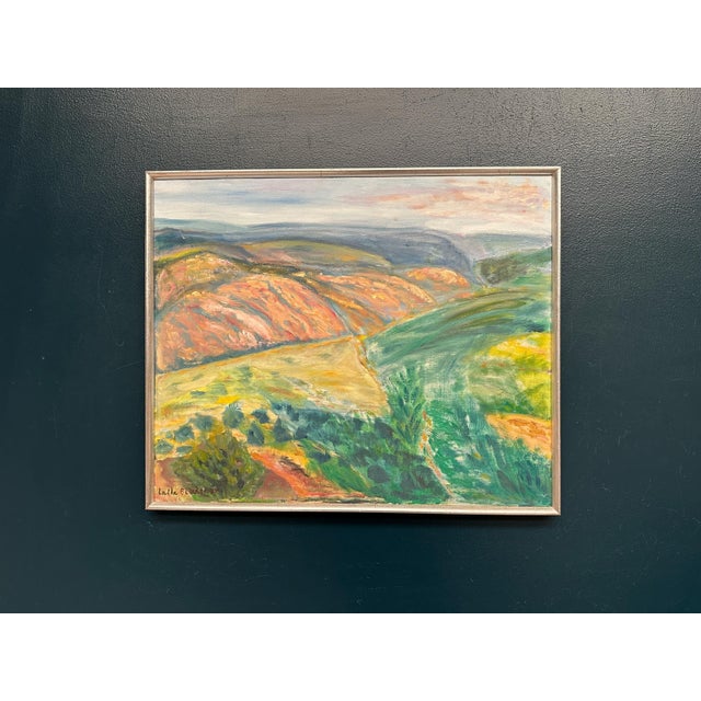 Lalla Blecher, Landscape, 1994, Oil on Canvas, Framed For Sale - Image 16 of 18